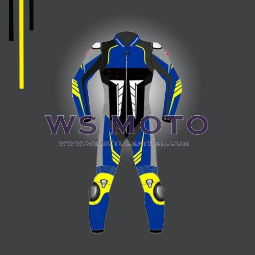 Leather Custom Made 1 & 2 Piece Racing Motorbike Suit All Sizes 2022